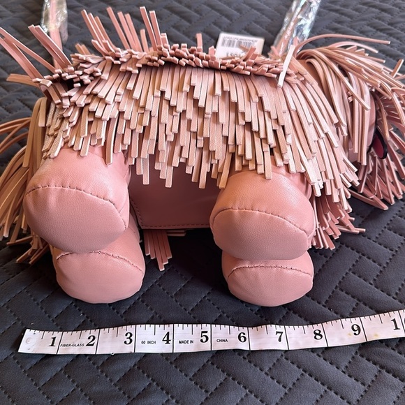 Classic fashion, shaggy dog pink handbag NEW - Picture 6 of 10